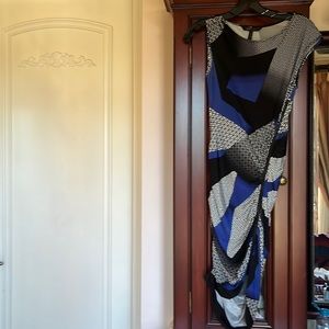 BCBG dress with zippered design in front